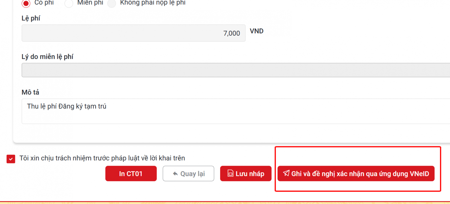 Hoàn tất hồ sơ