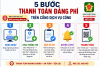Hướng dẫn khai báo đảng phí và thanh toán trực tuyến
