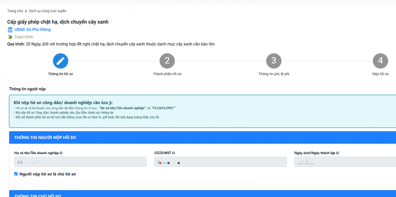 Đính kèm hồ sơ điện tử