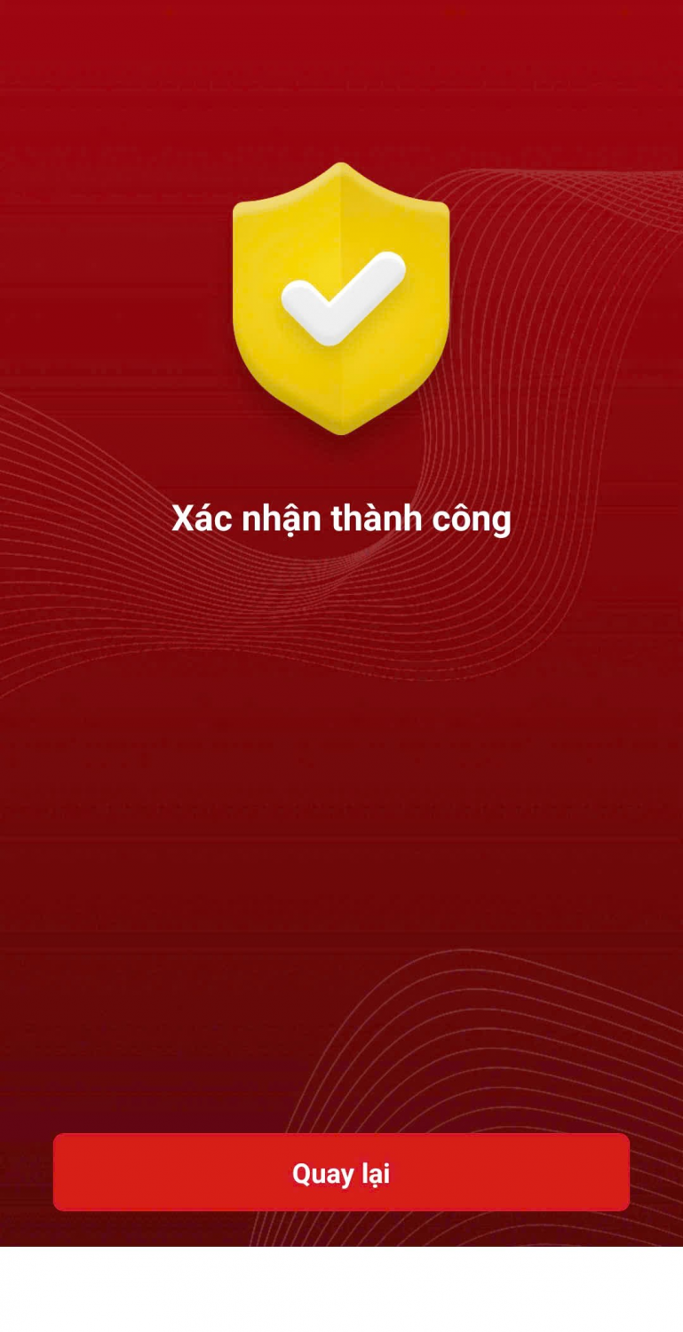 Hoàn tất quá trình xác thực thuê bao